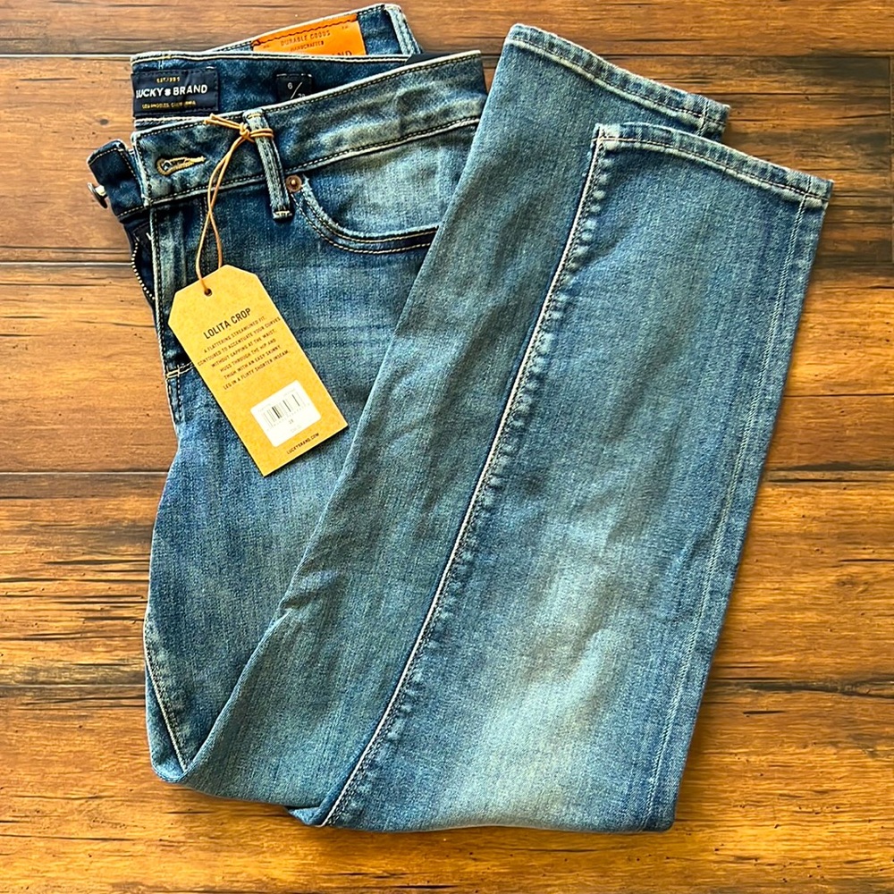 NWT Lucky Brand Lolita Crop size 6